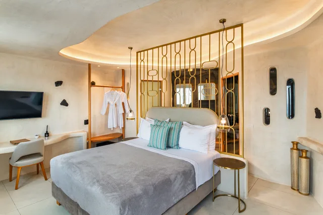جناح شهر العسل بإطلالة على البحر، Athina Luxury Suites 7/10
