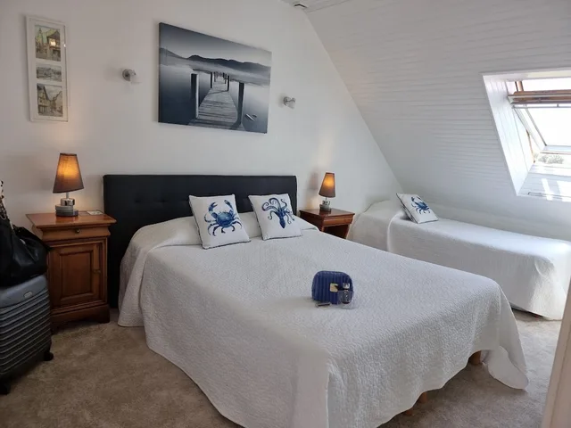Room, Triple, 1 Queen and 1 Single Bed, La Malouiniere Des Longchamps 1/6