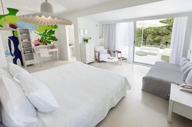 جناح جونيور بسرير كوين بشرفة مع أريكة، Ekies all Senses Resort 3/10