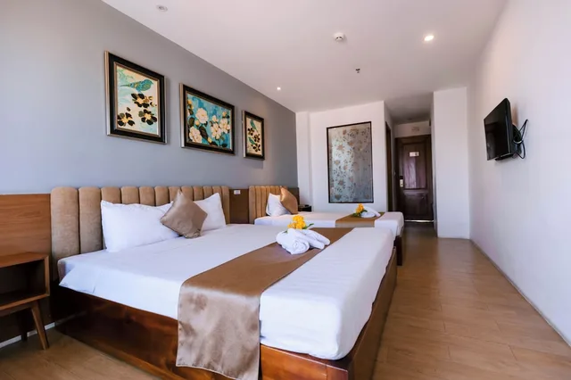 غرفة عائلية، Gardenia Hue Hotel 3/10