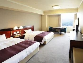 غرفة ديلوكس بسريرين مزدوجين للمدخنين، Rihga Royal Hotel Hiroshima 1/1