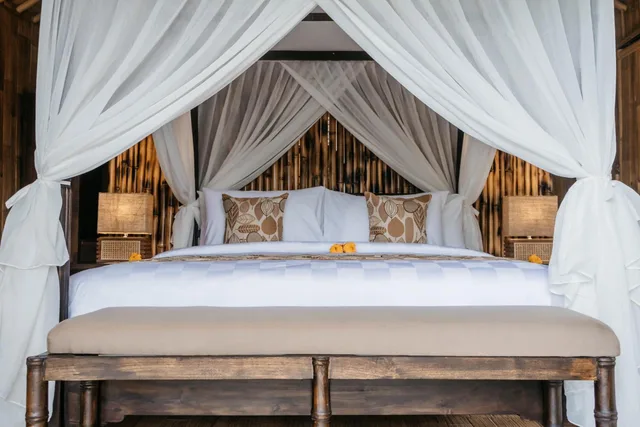 1 Bedroom, Bamboo, Villa, King Bed، Wadari Retreat Villa Ubud 4/10