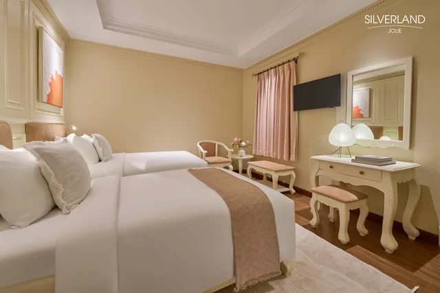غرفة ديلوكس بسرير مزدوج أو سريرين منفصلين، Silverland Jolie Hotel Spa 1/2