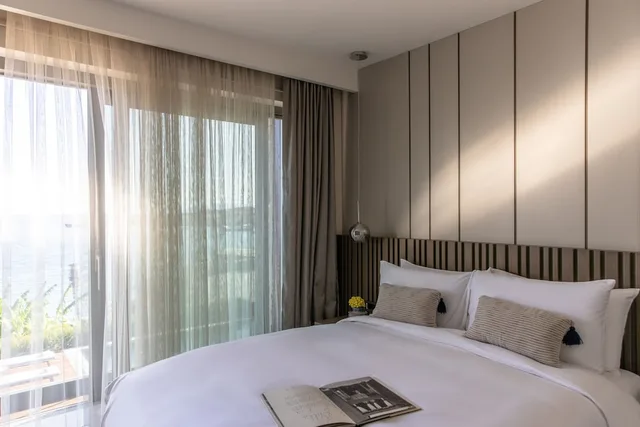 جناح بسريرين كوين بإطلالة على البحر، METT Hotel & Beach Resort Bodrum 2/5