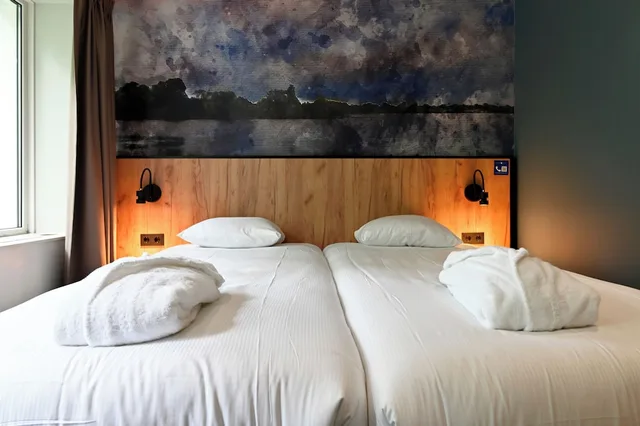 غرفة عائلية بأربعة أسرّة، Fletcher Familiehotel Paterswolde 2/6