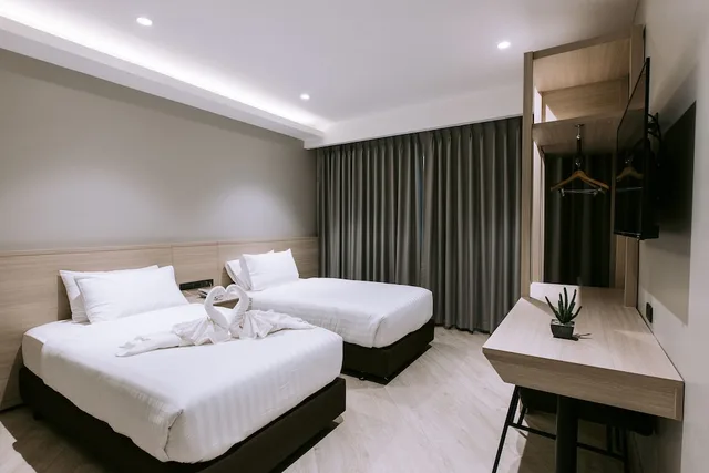 غرفة سوبيريور بسريرين منفصلين، The Rich Hotel Korat 1/5