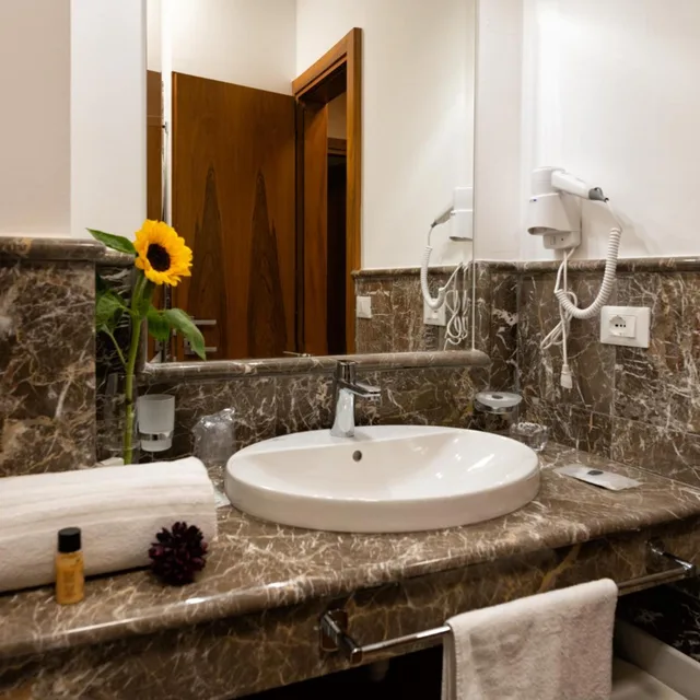 غرفة بسرير مزدوج أو سريرين منفصلين، Taormina Park Hotel 8/10