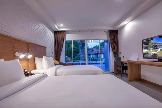 غرفة غراند ديلوكس بإطلالة على الحديقة، Amarin Resort Chiang Rai 1/1