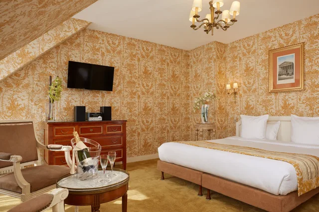 غرفة ديلوكس بسرير مزدوج، Hotel Mayfair Paris 3/10
