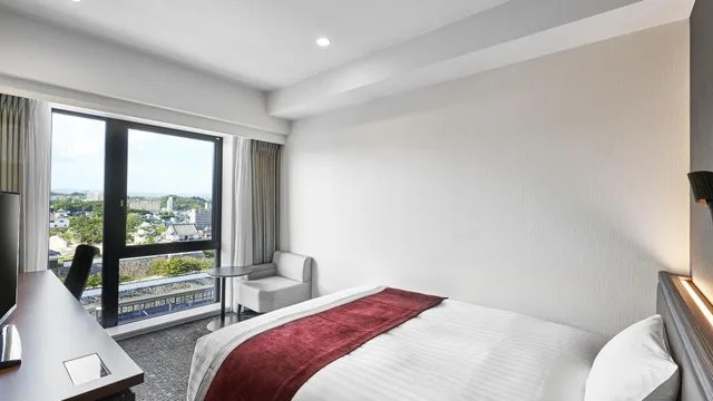 Superior, Single, Double Bed, Castle View, Smoking، Daiwa Roynet Hotel Fukuyama Ekimae 1/1