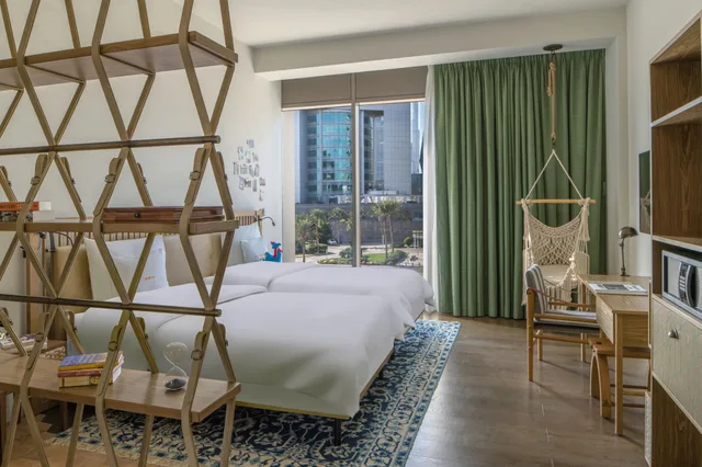 Glamping, Twin Beds, Large، 25hours Hotel Dubai One Central 5/9