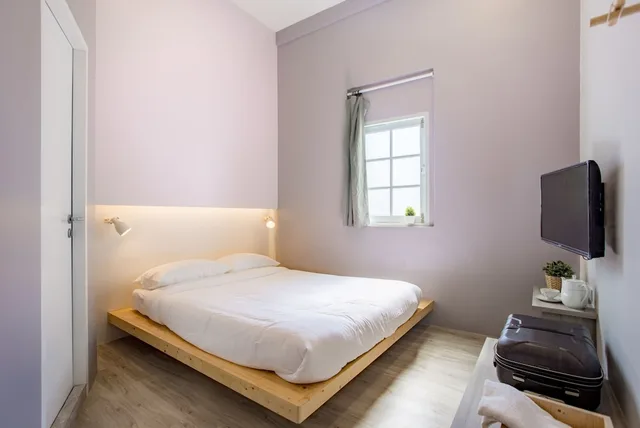 غرفة قياسية بسرير كوين بحمام خاص، Nornyaowarat Hostel 2/2