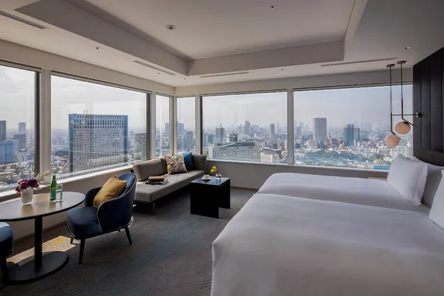 غرفة بريميوم بسريرين منفصلين مع دخول صالة النادي، The Strings by InterContinental Tokyo 5/7