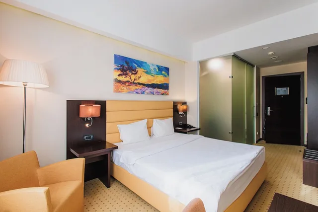 غرفة قياسية بسريرين منفصلين بغرفة نوم واحدة مفردة بسرير كينج، Comfort Hotel Astana 2/10