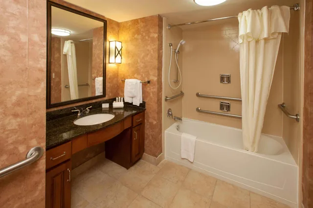 جناح بسرير كينج لذوي الإعاقة، Homewood Suites By Hilton San Antonio North 2/2