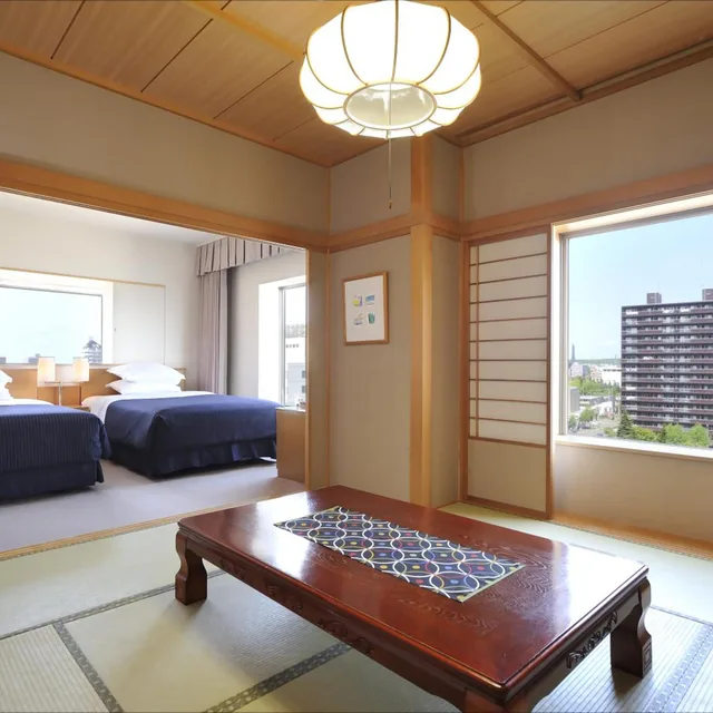 غرفة بأرضية تاتامي، Hotel Emisia Sapporo 2/4