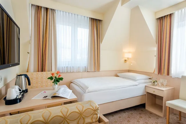 غرفة بسرير مزدوج أو سريرين منفصلين، Scherer Hotel 6/10