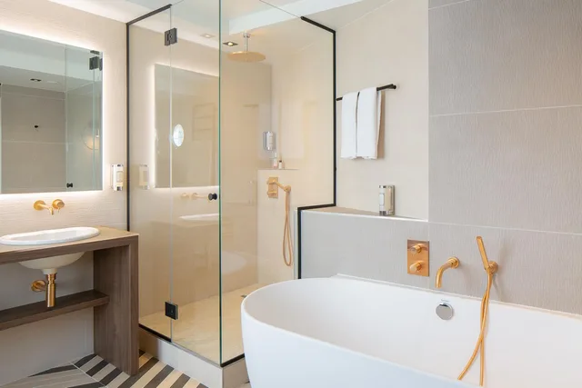 جناح جونيور بسرير كينج وسرير فردي، Hotel Louison 3/4