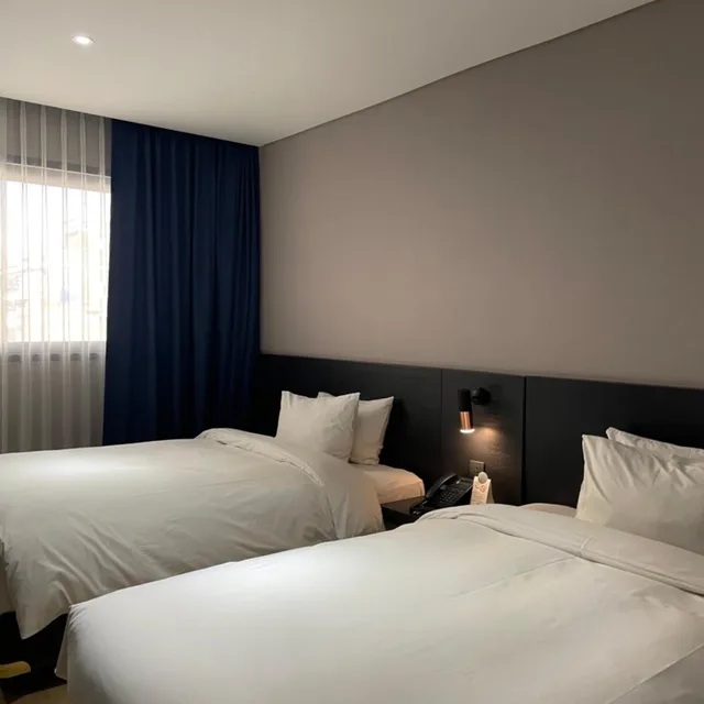 غرفة عائلية بسريرين منفصلين، Rivertain Hotel Gyeongju 2/10