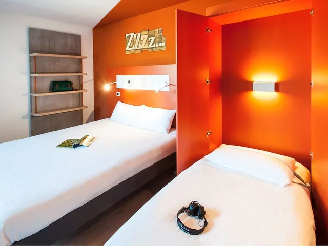 غرفة بسريرين منفصلين، ibis budget Chateau-Thierry 4/8