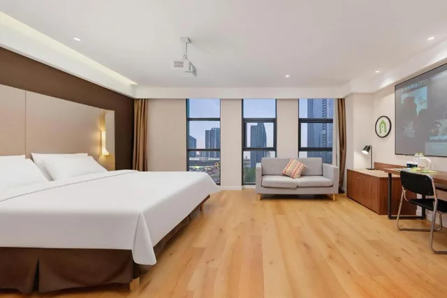 غرفة قياسية بسريرين منفصلين، Home Inn Plus (Dongying Financial Port) 1/1