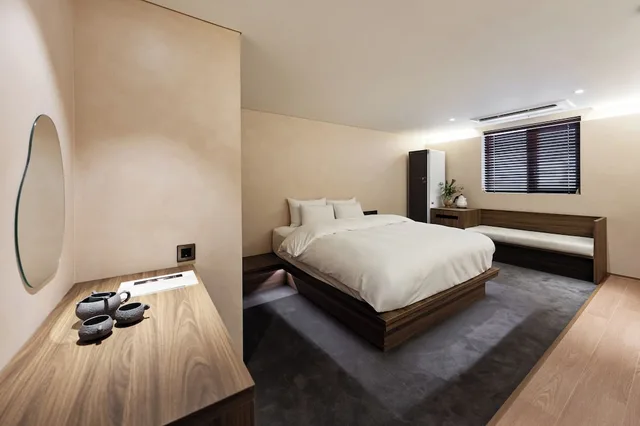 غرفة ديلوكس بسرير كينج، Jamsil Orosie Tourist Hotel 4/5