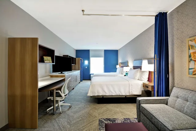 استوديو بسريرين كوين مع أريكة، Home2 Suites By Hilton Plano Legacy West 3/7