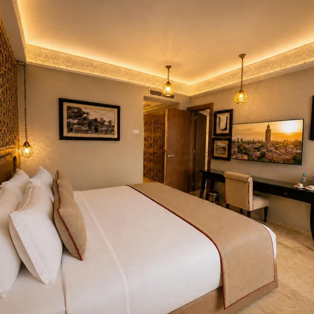 غرفة ديلوكس عائلية، Hivernage And Spa Hotel 2/8