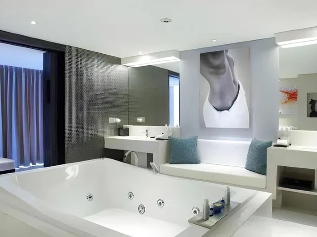 بنتهاوس بسرير كينج وسريرين منفصلين بإطلالة على البحر، Double-Six Luxury Hotel Seminyak 7/7