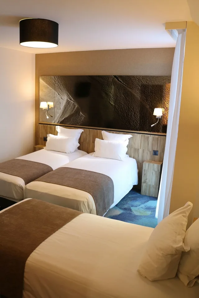 غرفة ثلاثية بثلاثة أسرّة، Le Saint Aubert Hotel 3/6
