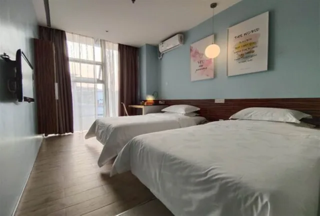 غرفة ديلوكس بسريرين منفصلين، Colour Inn Shenzhen Dongmen Branch 5/7