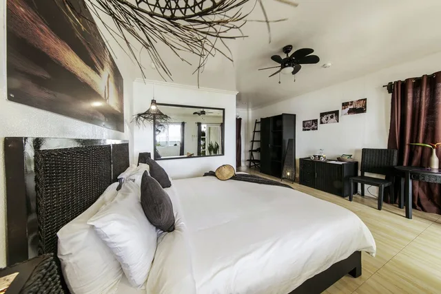 غرفة ديلوكس بسرير مزدوج بإطلالة على البحر، Ocean Vida Beach And Dive Resort 3/5