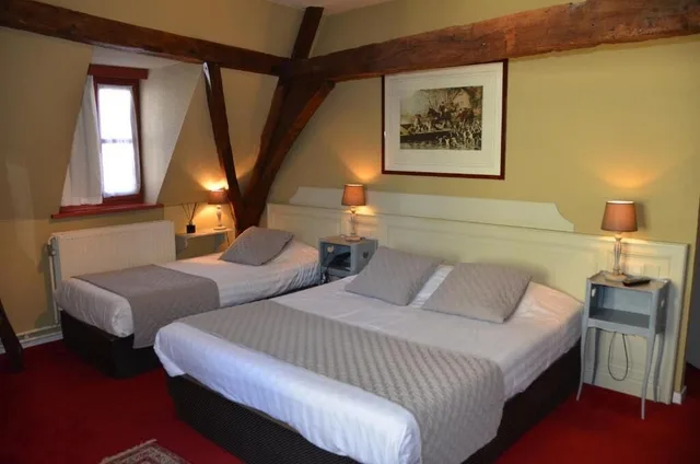 غرفة ثلاثية بسرير مزدوج وسرير فردي، Hotel Ter Brughe 1/2