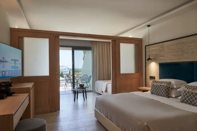 غرفة بريميوم عائلية بإطلالة، Atlantica Aegean Blue 1/4