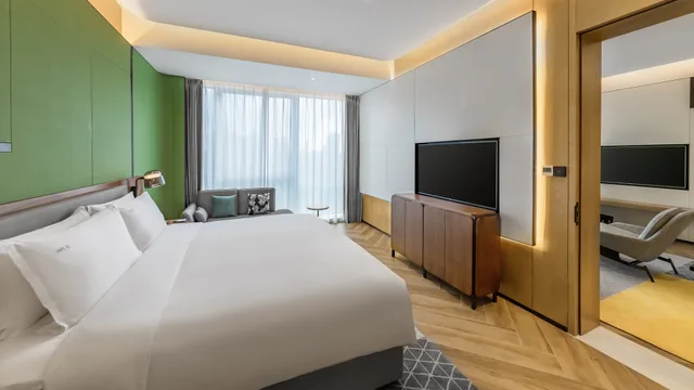 جناح بسرير كينج بغرفة نوم واحدة، Holiday Inn Xi an Chanba 1/2