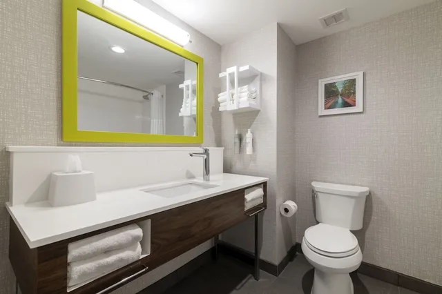 استوديو بسرير كينج مع أريكة لذوي الإعاقة، Hampton Inn Lincoln White Mountains 2/2