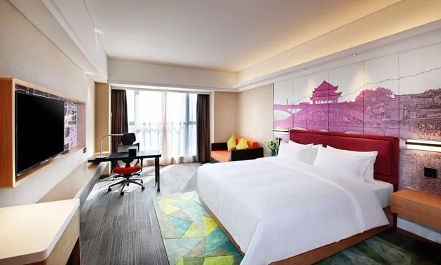 غرفة ديلوكس بسرير كوين، Hampton By Hilton Changsha Xingsha 1/1