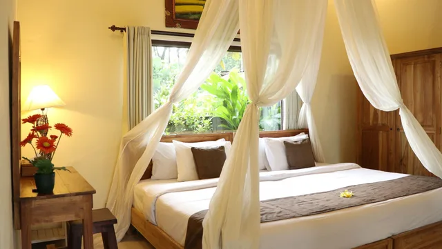 فيلا ديلوكس بسرير كينج بغرفة نوم واحدة، Villa Jj And Spa Ubud 4/10