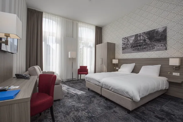 غرفة عائلية بسرير كوين مع أريكة، Fletcher Hotel-Restaurant Middelburg 2/4