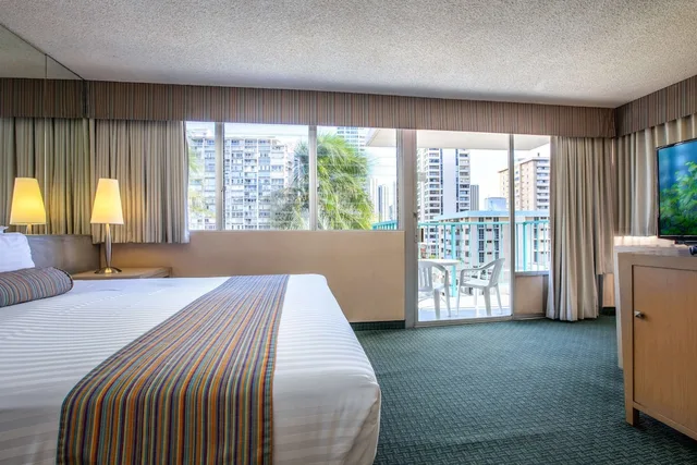 غرفة سوبيريور بسرير كوين، Aqua Aloha Surf Waikiki 2/4