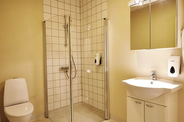 غرفة كومفورت رباعية بسرير كينج مع أريكة، Hotel Svanen, Grindsted 5/7