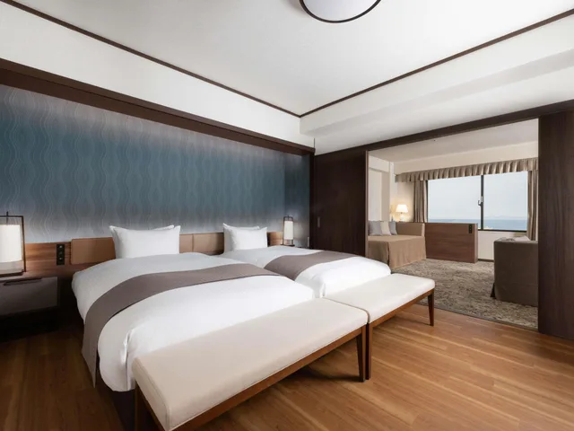 Junior Suite, Privilege, 3 Beds, with Extra Bed, Ocean or Sea View، Mercure Saga Karatsu Resort 1/2