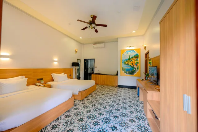 غرفة اقتصادية عائلية بإطلالة على الحديقة، Can Tho Eco Resort 1/1