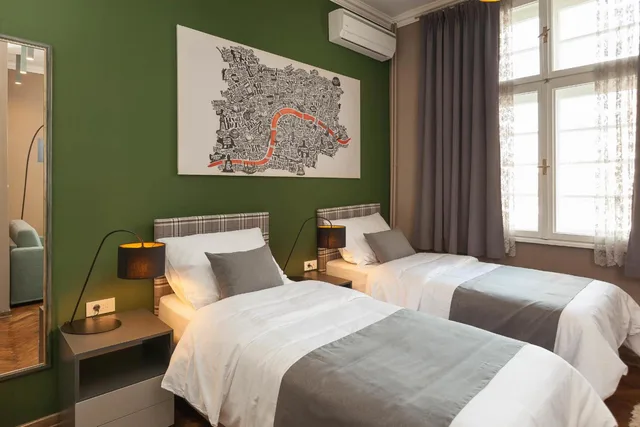 غرفة ديلوكس بسريرين منفصلين، Hotel London B&B 7/10