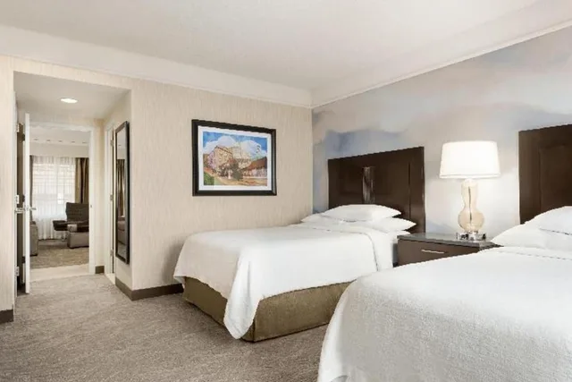 2 Bedrooms, 1 King and 2 Double Beds, 2 Bathrooms, Accessible, Embassy Suites by Hilton Chicago North Shore Deerfield 1/2