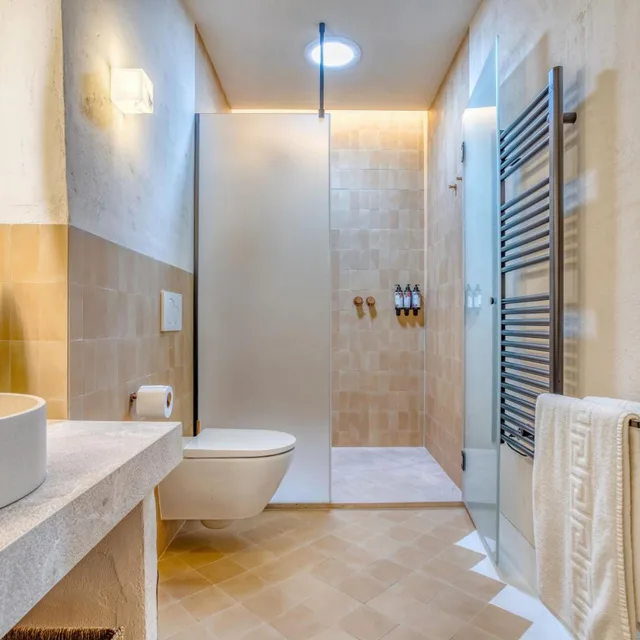 غرفة بسرير مزدوج أو سريرين منفصلين، Finca Hotel Son Palou 6/7