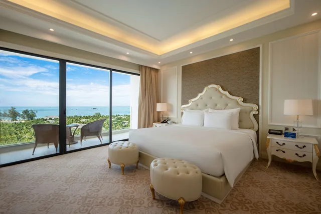 غرفة ديلوكس بسريرين منفصلين بإطلالة على البحر، Radisson Blu Resort Phu Quoc 3/7