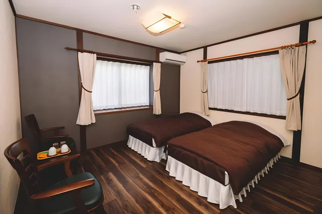 غرفة قياسية بسريرين منفصلين، Akagawa Onsen Spaju (Aso Kuju National Park) 1/1