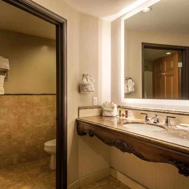 غرفة ديلوكس بسرير كينج بإطلالة على المدينة، Ayres Hotel Seal Beach 5/6