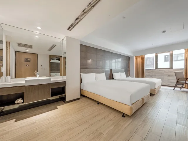 غرفة سوبيريور رباعية بسريرين مزدوجين، Guide Hotel Taipei Fuxing N. 7/10